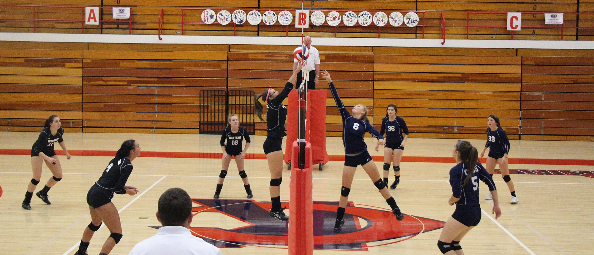 Good sports...on the court and off